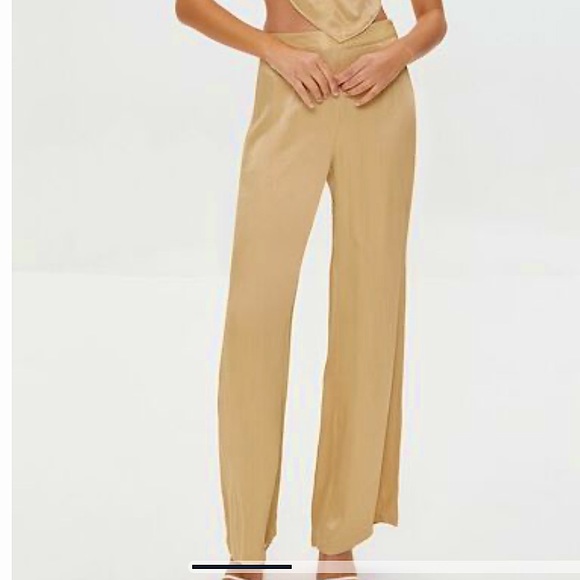 Forever 21 Pants - Nwt forever 21 satin wide leg pants